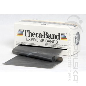 Taśma Thera-Band Czarna (1 mb)
